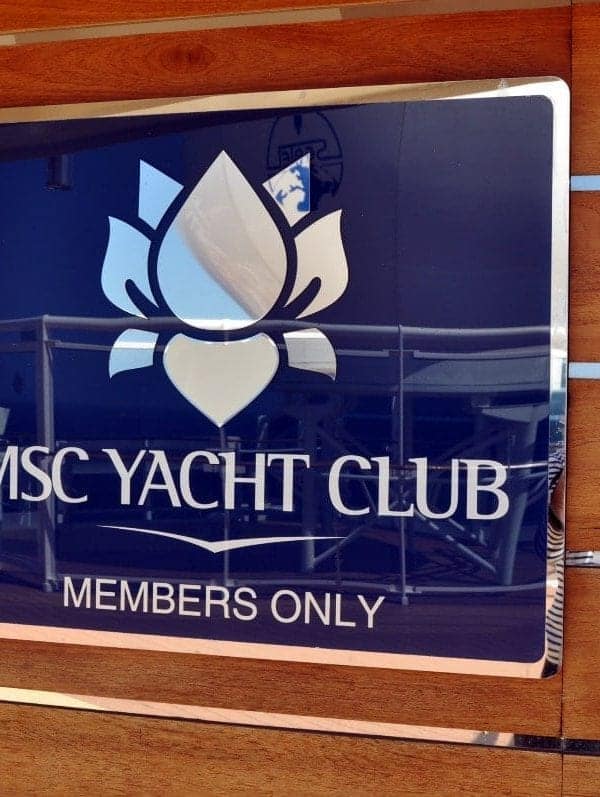 MSC Splendida Yacht Club