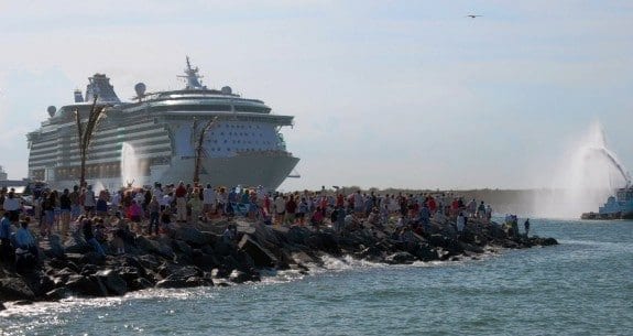 Royal Caribbean's Freedom of the Seas maiden voyage from Port Canaveral