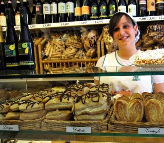 A bakery in Portofino