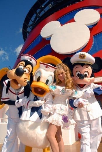 Charo surprises passengers on Disney Magic