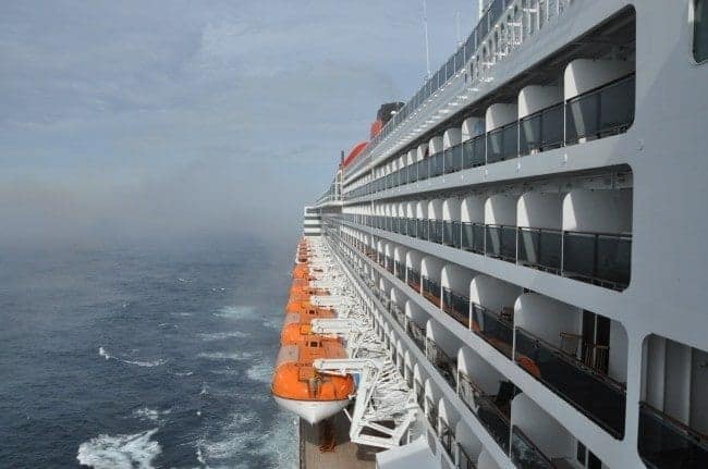 Cunard Line Queen Mary 2 at sea