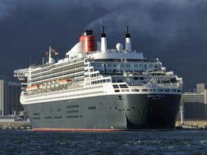 Cunard Line Queen Mary 2 in Capetown South Africa