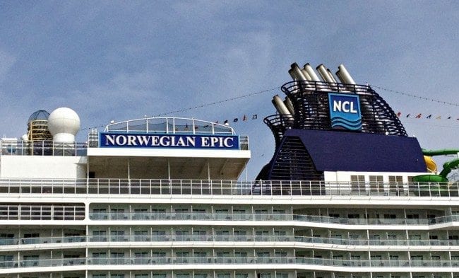 Norwegian Epic cruise ship in Miami