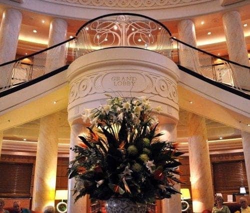 Cunard Line Queen Mary 2 Grand Lobby