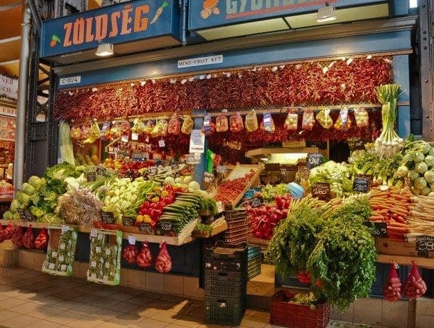 AmaWaterways Danuber river cruise with a visit to Budapest market