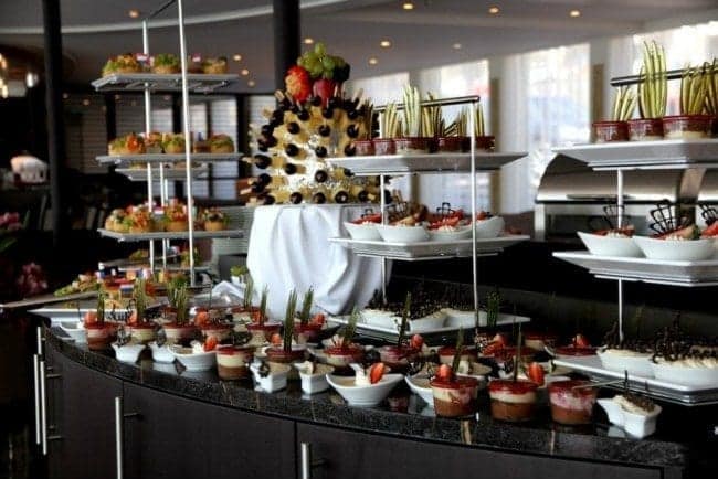 Amawaterways AmaCerto dessert buffet