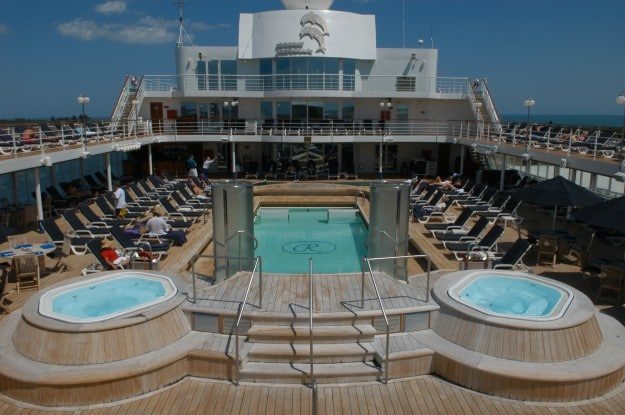 Regent Seven Seas pool deck
