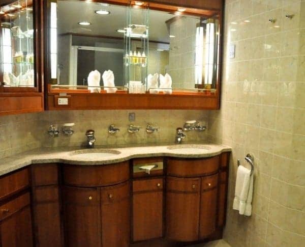 Bathroom with plenty of countertop