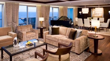 Celebrity Cruises penthouse suite
