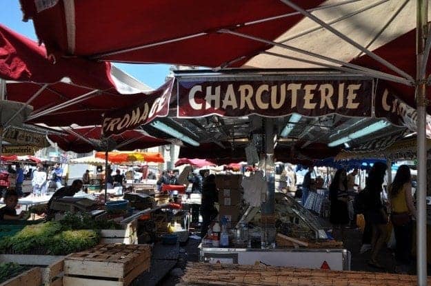 Market in south of France