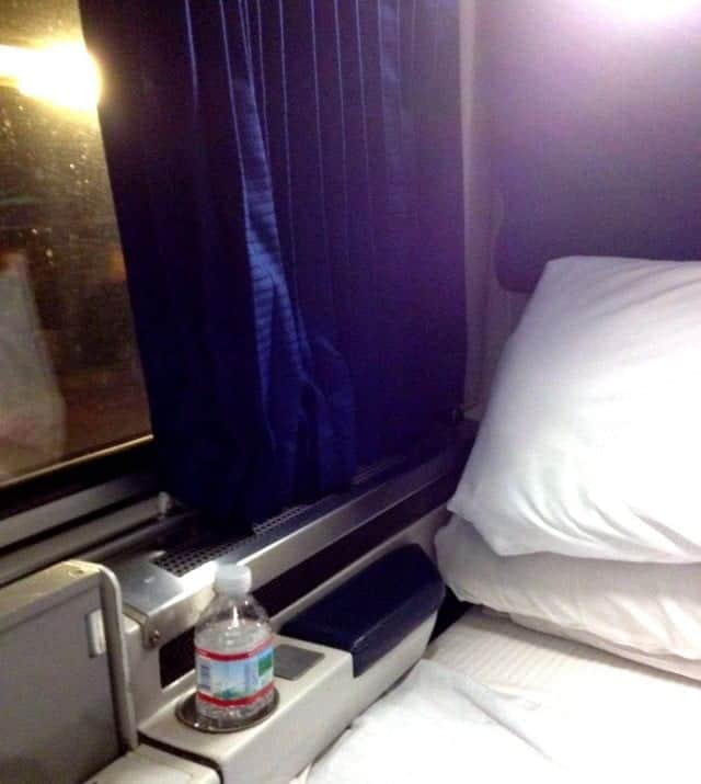 Roomette made up for sleeping
