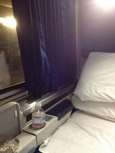 Amtrak Roomette on the Silver Star