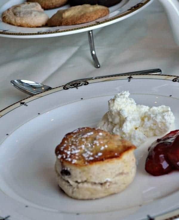 Afternoon tea with scones