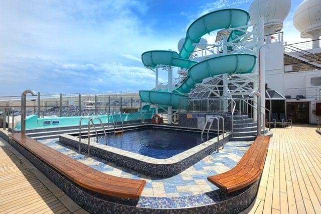 Carnival Glory Twister Waterslide