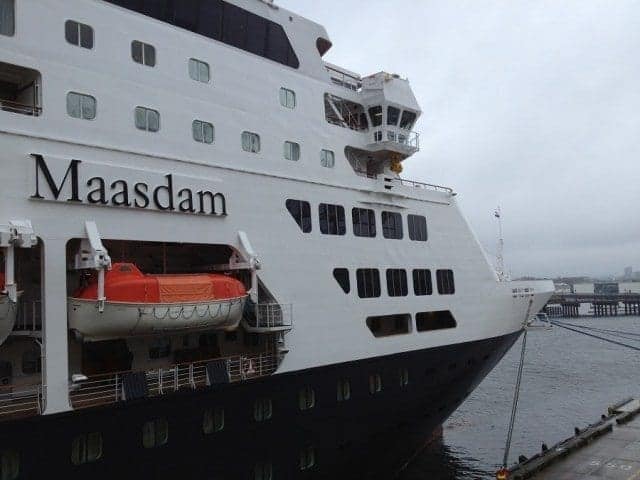 Holland America Line Maasdam bow