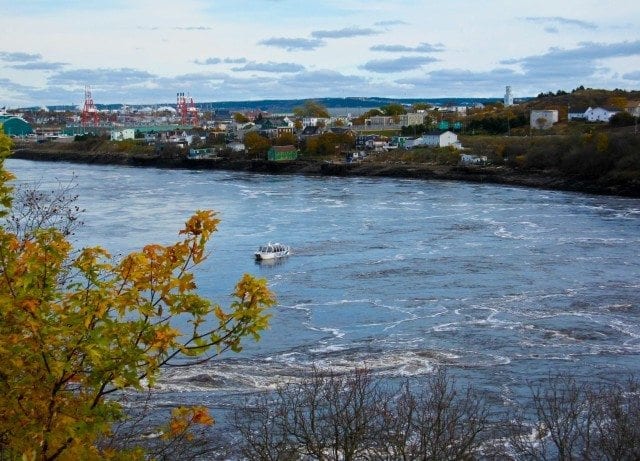 Reversing Falls Saint John New Brunswick shuttle