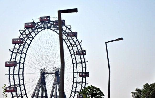 Giant ferris wheel Vienna Austri