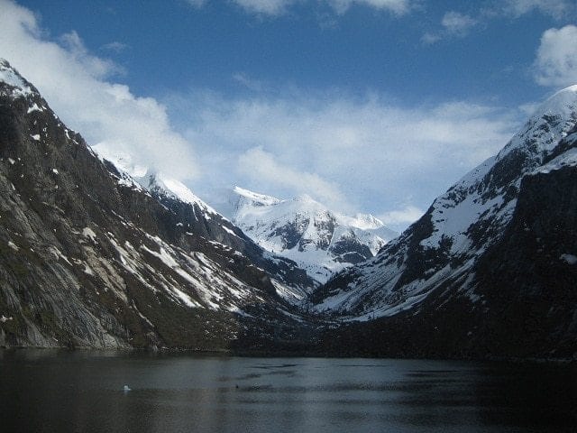 Sawyer Glacier in TracyArm fjord