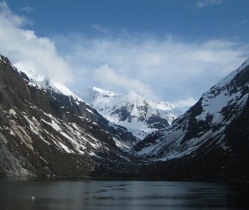 Sawyer Glacier in Tracy Arm fjord