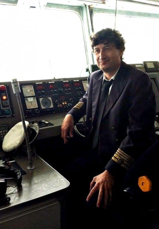 Captain Francisco Jeminez of the Balearia Bahamas Express