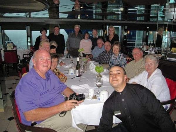 Farewell dinner aboard AmaWaterways AmaLegro with my new friends.