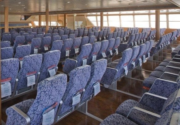 Seating on the Balearia Bahamas Express