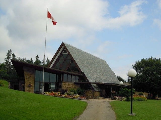 Visitor Centre at the Alexander Graham Bell National Historic Site Nova Scotia
