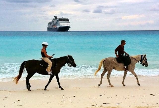 Half Moon Cay Bahamas horseback riding