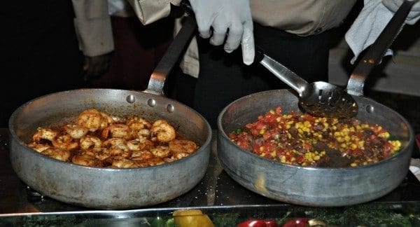 King and Prince shrimp and grits demonstration next step