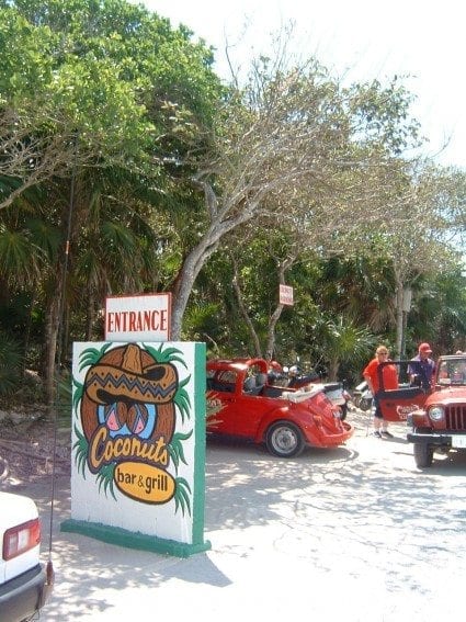 Coconuts Bar and Restaurant Cozumel Mexico