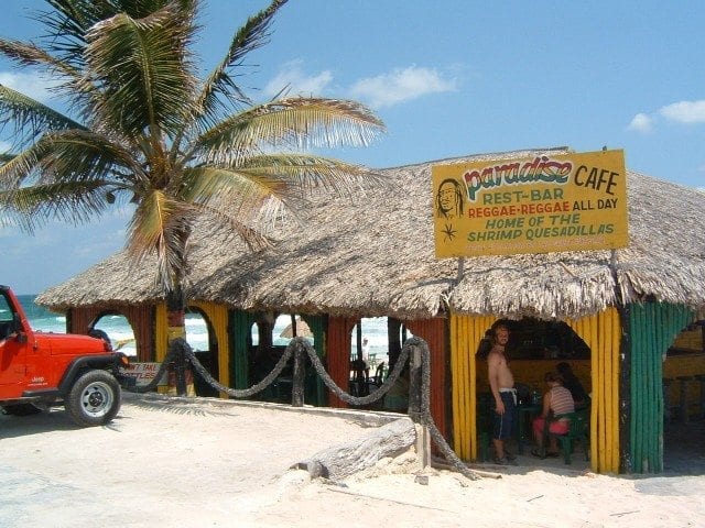 Paradise Cafe Bob Marley Bars Cozumel