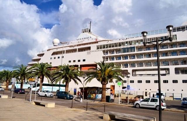 Silversea Silver Spirit in Mahon Spain