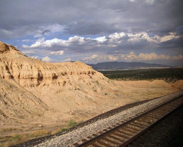 Amtrak Southwest Chief westbound train from Chicago to Los Angeles