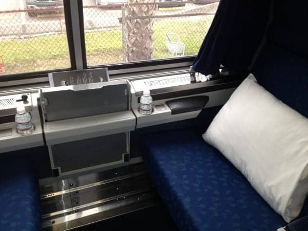 Amtrak roomette sleeper 