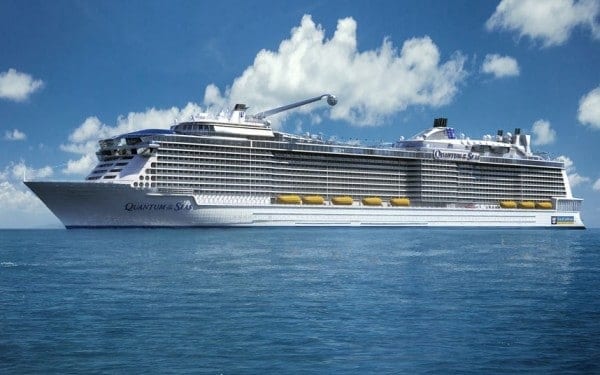 Artist rendering of the new Quantum of the Seas to debut in 2014.