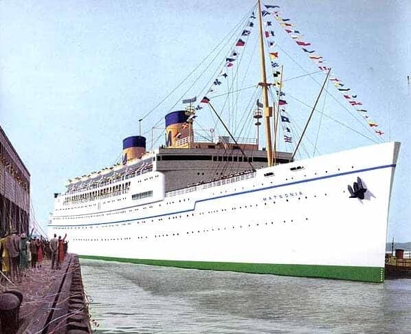 Our ship to Hawaii, the SS Matsonia.