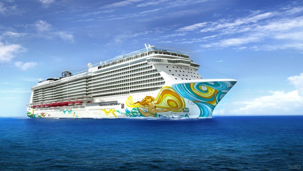 The Norwegian Getaway scheduled to launch in the spring of 2014. 