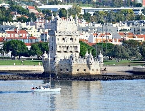 Belem Tower, built in the early 1600s, guarded the waterway into Lisbon.