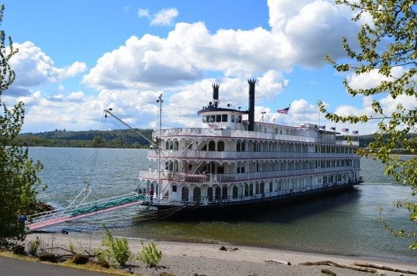 Aboard the Queen of the West, American Cruise Lines, on the Columbia River in Oregon and Washington.