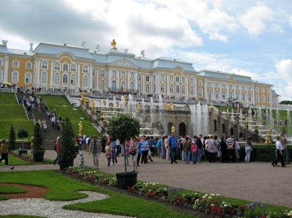 Just outside of St. Petersburg is the Petershof Palace - located on a lake, it was used primarily during the hot summer months. 