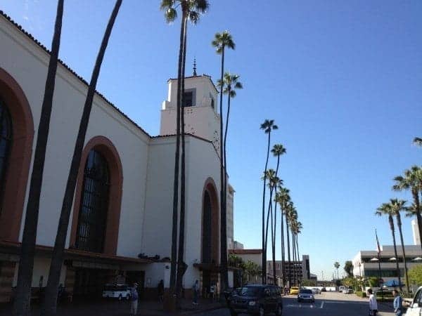 Outdoors at Los Angeles Union Station
