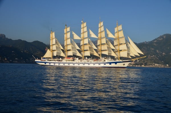 Star Clippers' Royal Clipper in the Mediterranean.