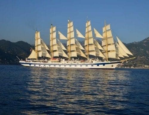 Star Clippers' Royal Clipper in the Mediterranean.
