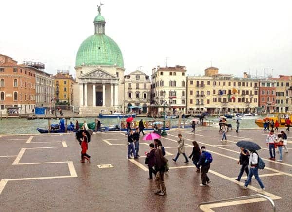 View from Venice train station