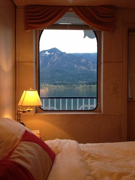 Aboard American Cruise Lines Queen of the West and an ever-changing view from my window, along the Columbia River.