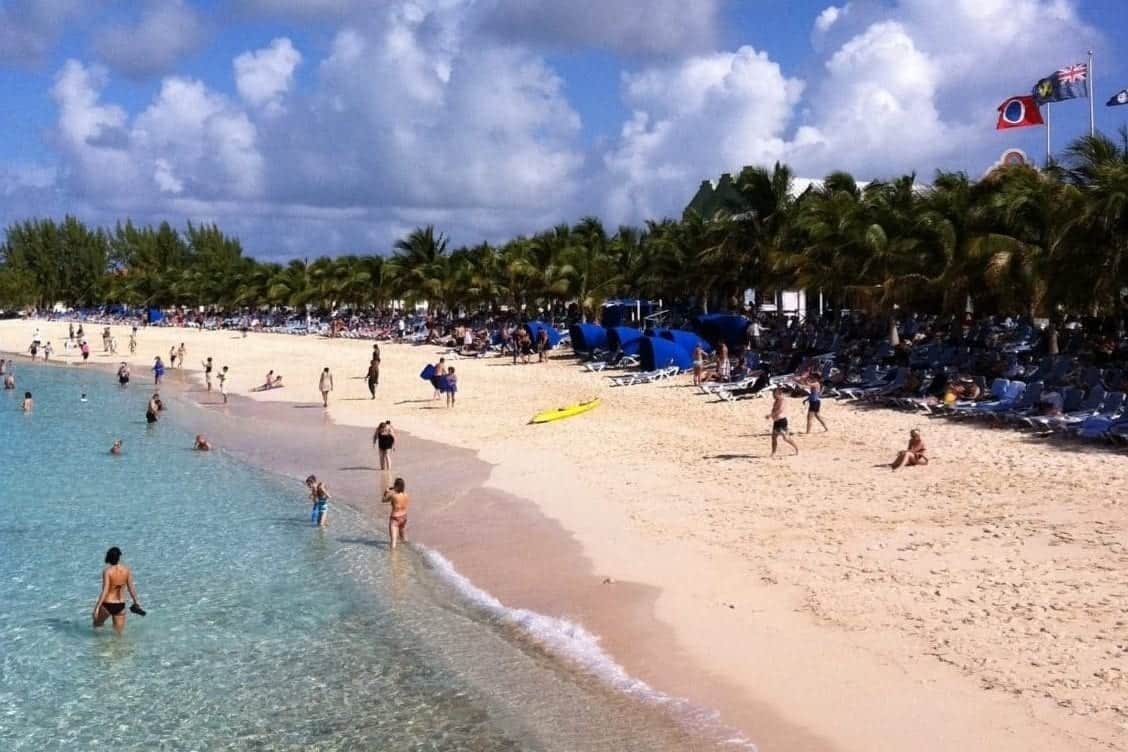 It is easy to find Jacks Shack in Grand Turk. Stand on the cruise dock and look north. Thats it at then end of the beach.