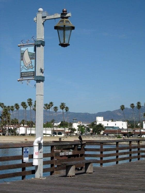 Walking out on the Stern’s Wharf wood pier is one of many fun things to do in Santa Barbara, California. Photo: Pat Woods