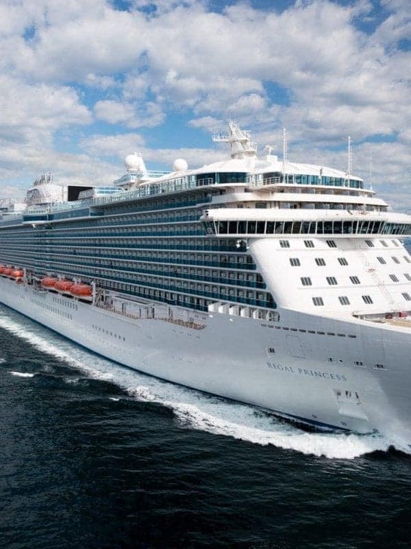 Princess Cruises Regal Princess at Sea Trials