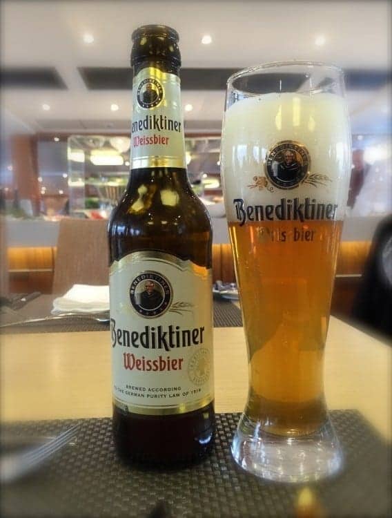 A cold Benedictiner wheat beer was just the thing to toast our arrival to Nuremberg.