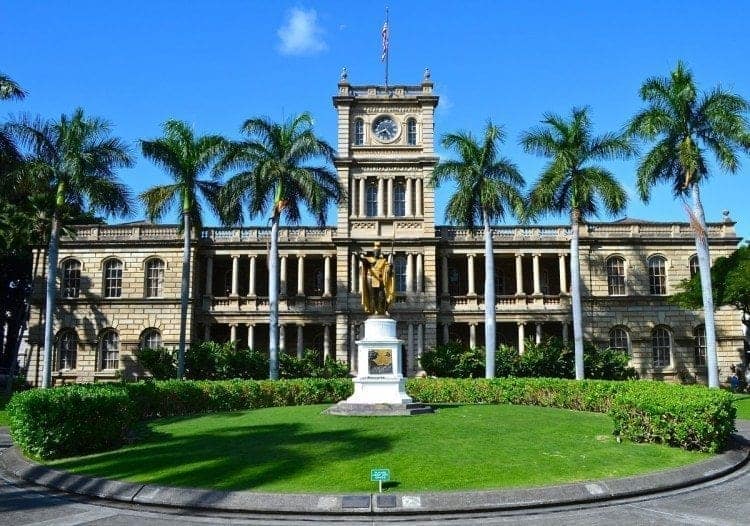 The only royal palace in the United States, it was completed in 1882 by King David Kalakaua.